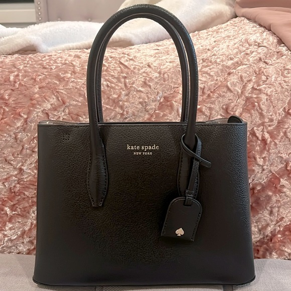 kate spade Handbags - Kate Spade Small Zip Top Satchel Black